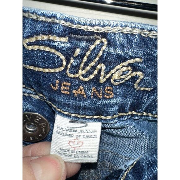 Silver Jeans SUKI Capri Cropped Jeans Size 26 - Picture 9 of 15